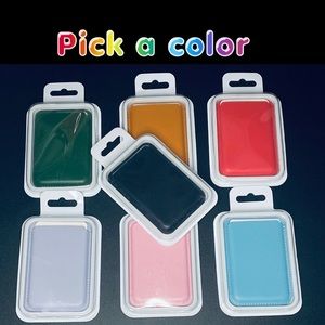 IPhone magnetic leather wallet for 12 13 14 magsafe wallet